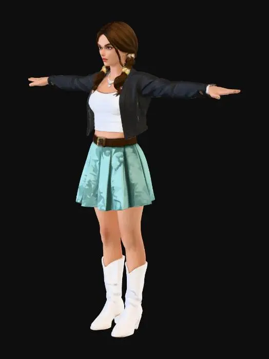 3D model for Cowgirl Chic