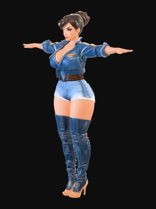 3D model for Denim Diva