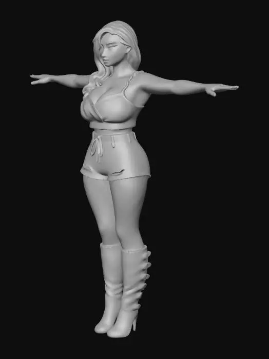 3D model for Colorful Florals