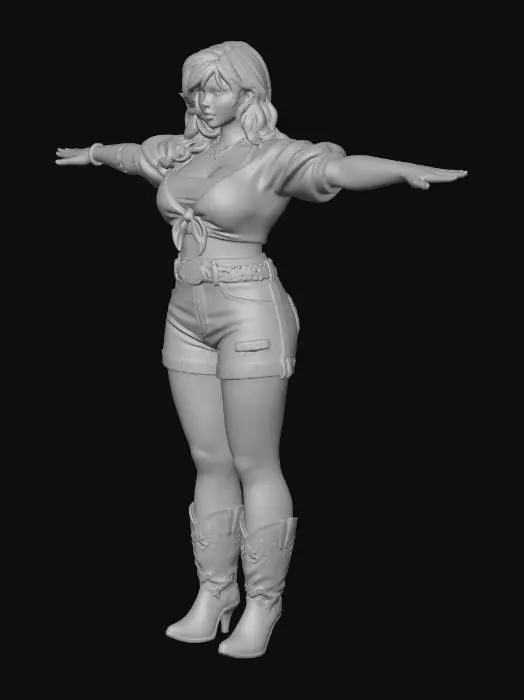 3D model for Country Chic Style