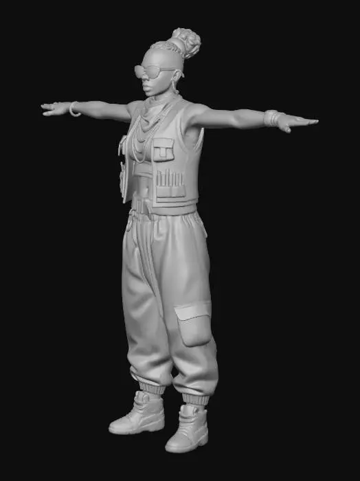 3D model for Urban Chic Warrior