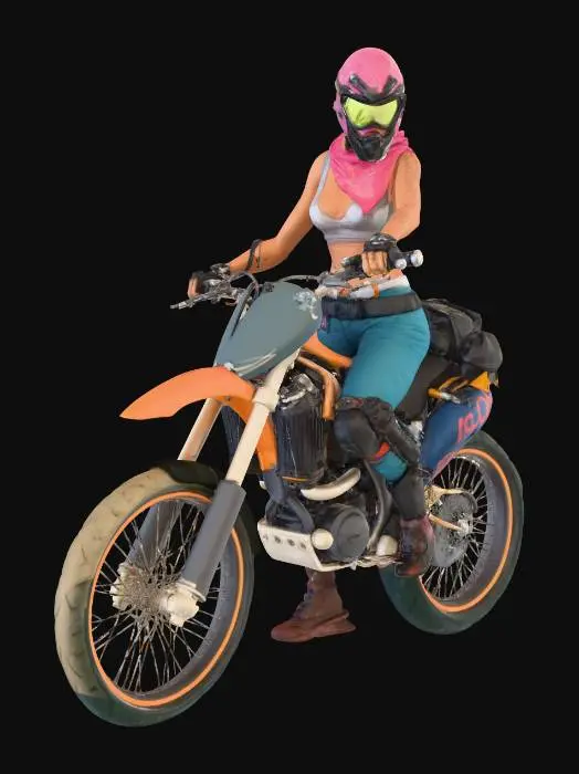 3D model for Rider's Journey