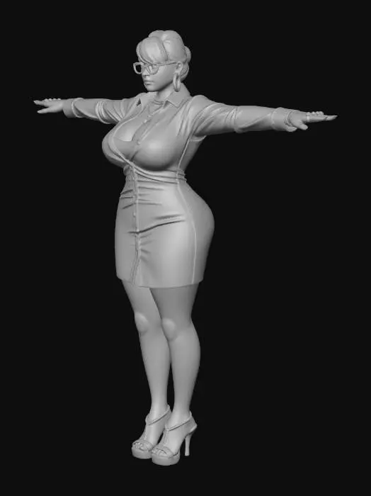3D model for Sunset Diva