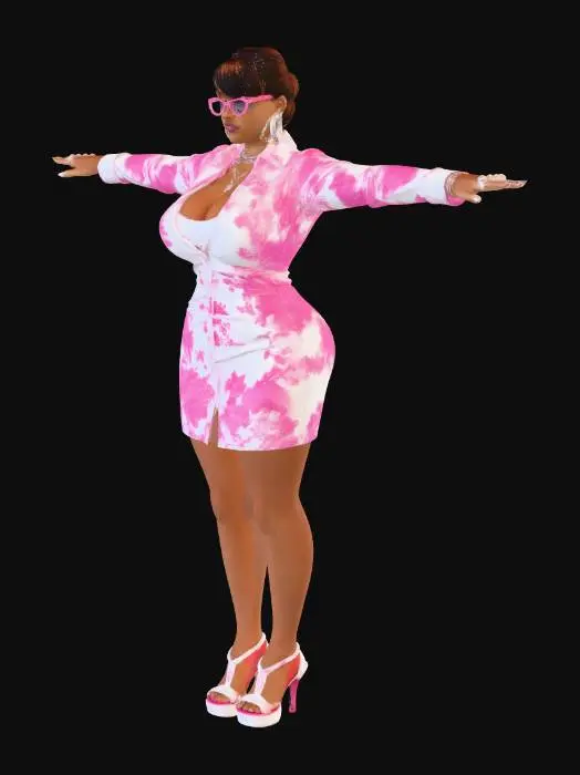 3D model for Sunset Diva