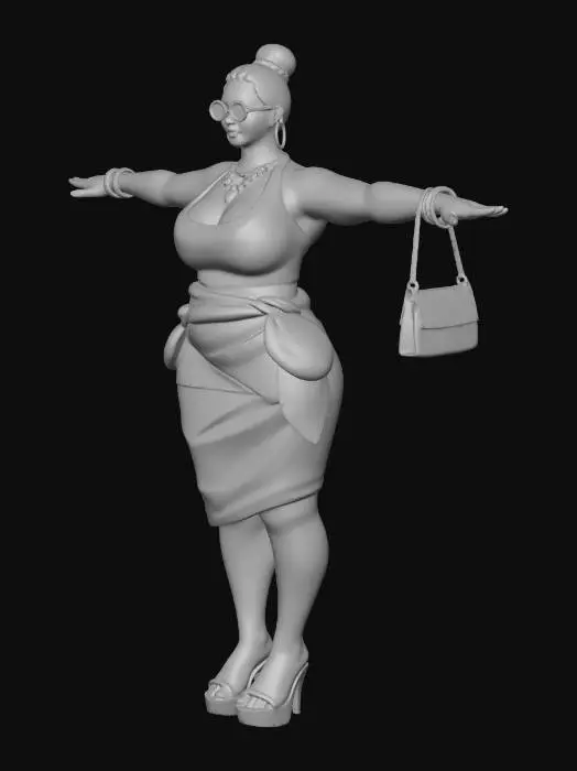 3D model for Stylish Attitude