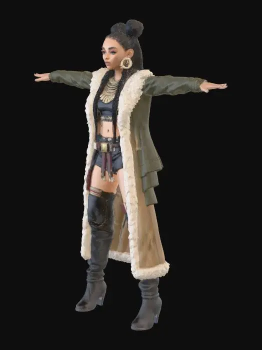 3D model for Urban Warrior Princess