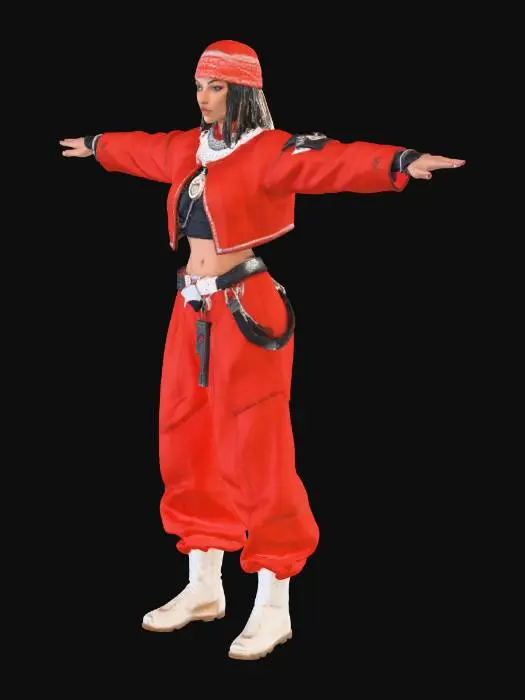 3D model for Red Warrior