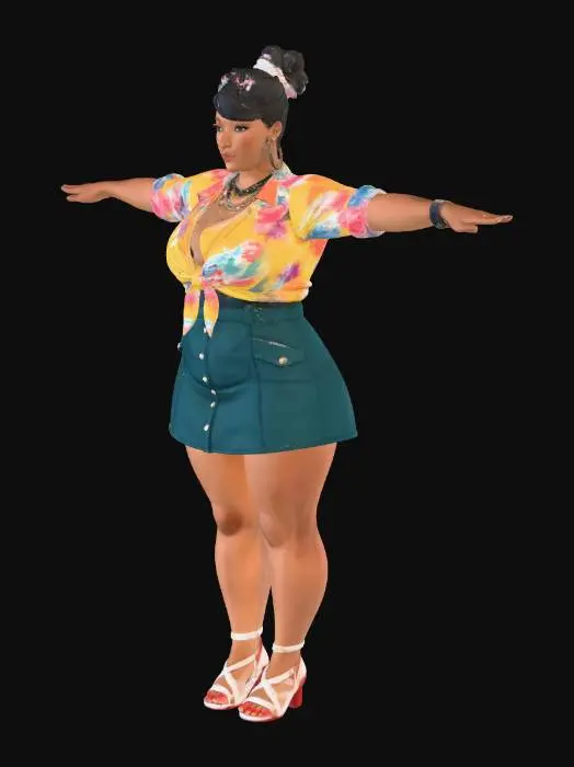 3D model for Floral Elegance