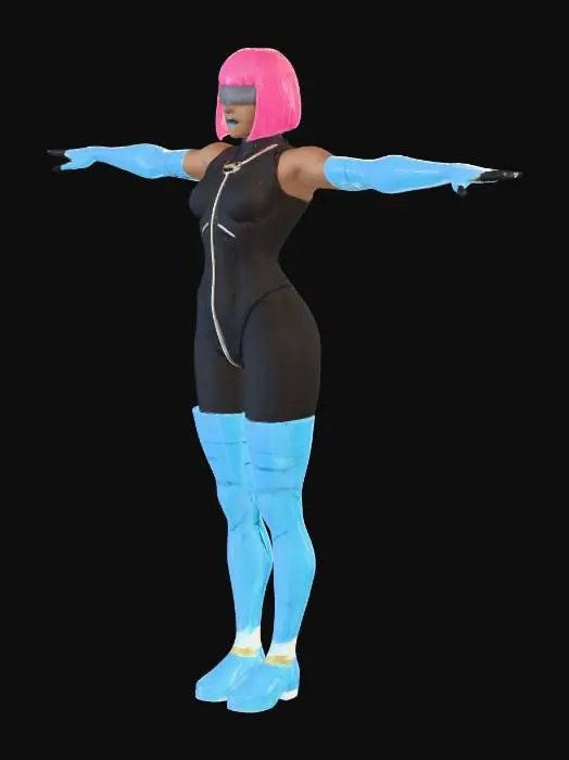 3D model for Chromatic T-Pose