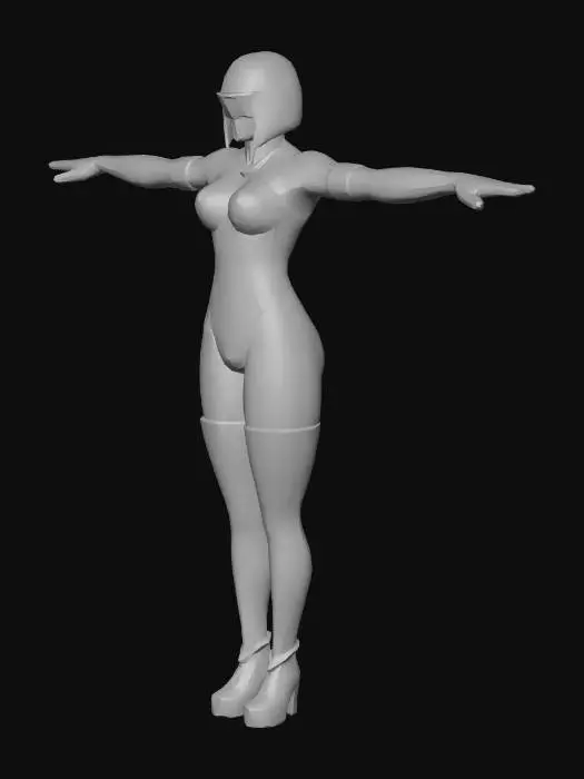 3D model for Chromatic T-Pose