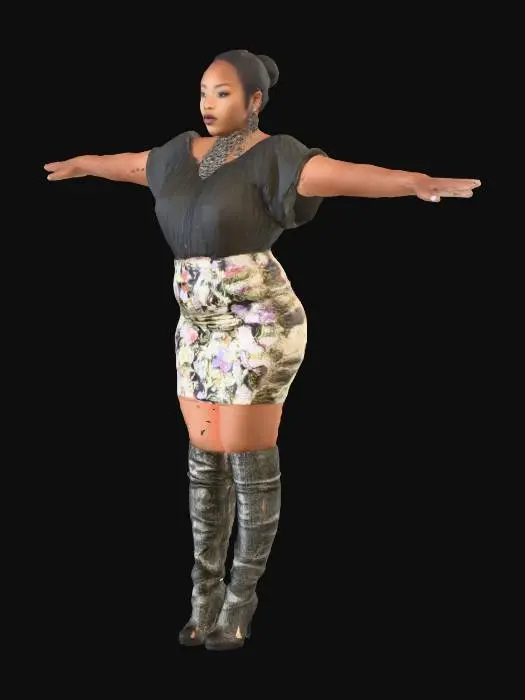 3D model for Floral Glam on the City Street