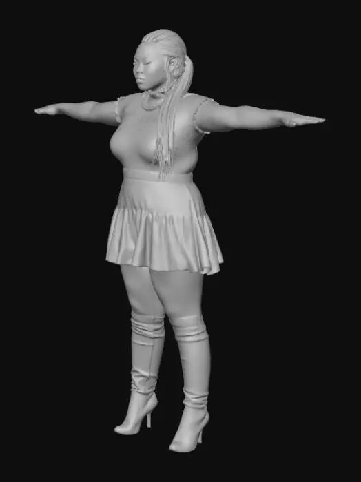 3D model for Desert Queen in Lace