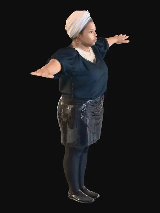 3D model for Elegance in a Silver Turban