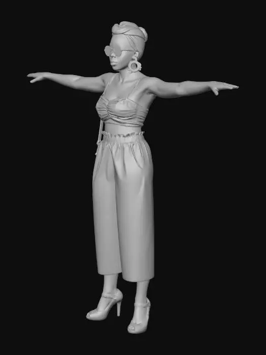 3D model for Golden Hour Chic