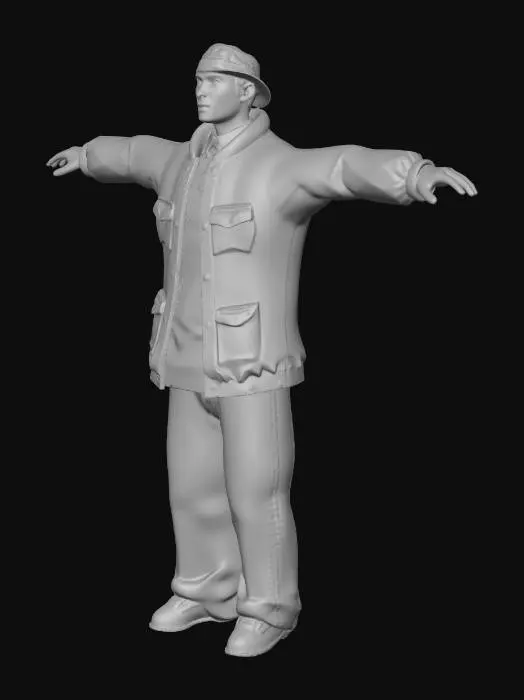 3D model for Denim Rebel in Purple