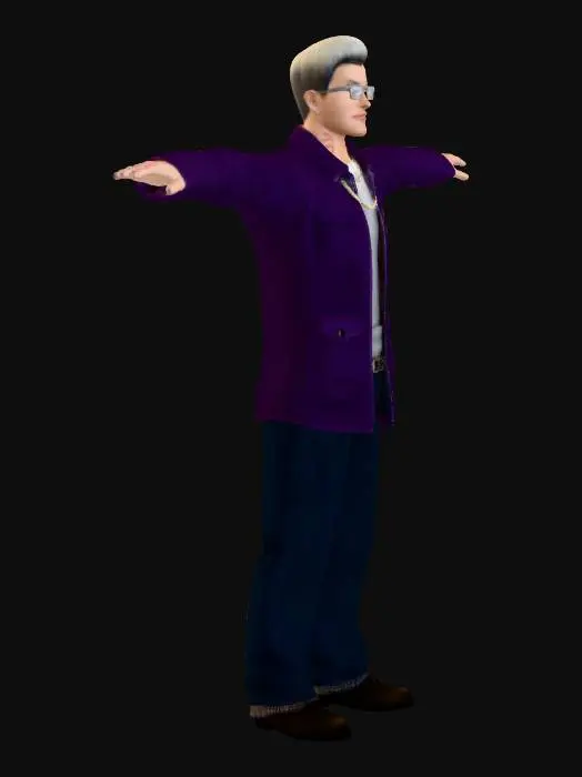 3D model for Midnight in Purple