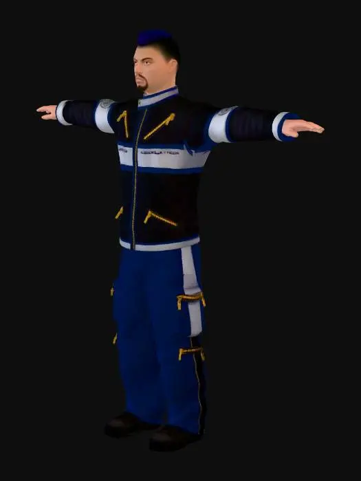 3D model for Midnight Stripes