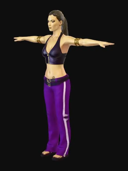 3D model for T-Pose Diva