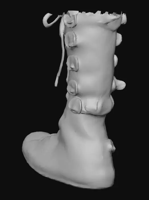 3D model for Midnight Lace Boot