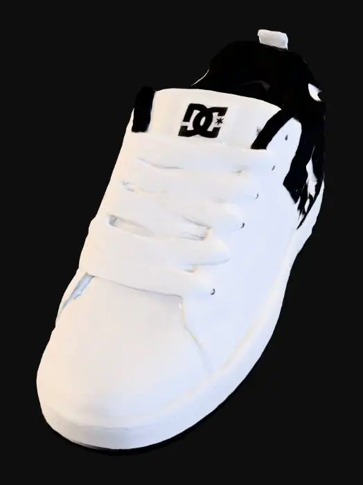 3D model for White DC High-Top Sneaker