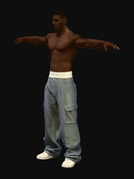 3D model for Open Arms Stance