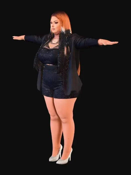 3D model for Glamour in Sequins