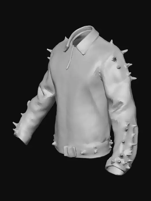 3D model for Skullstorm Leather Jacket