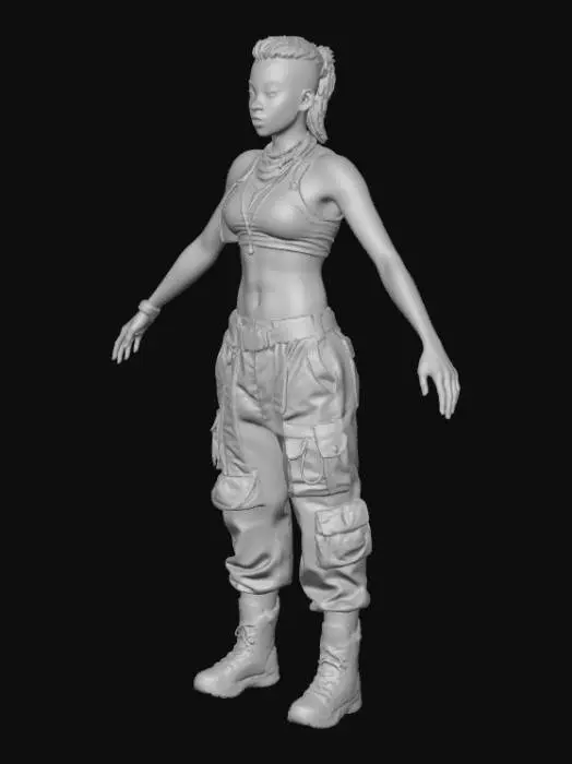 3D model for Midnight Warrior