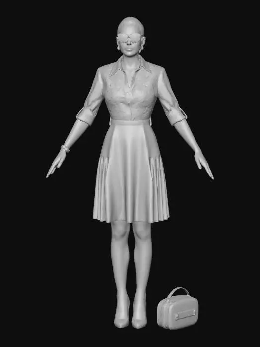 3D model for Beige Elegance