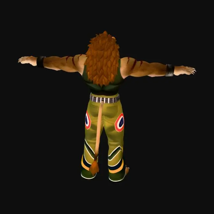 3D model for Werewolf Warrior