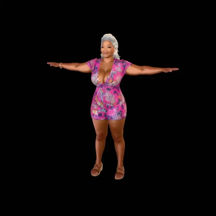 3D model for Pink Palm Serenade