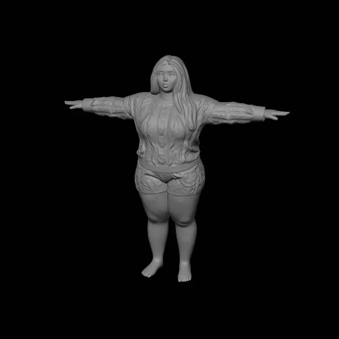 3D model for Cable Knit Confidence