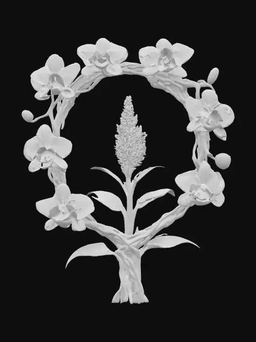 3D model for Orchid Harmony