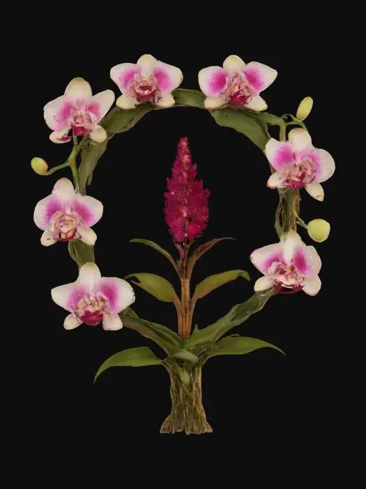 3D model for Orchid Harmony