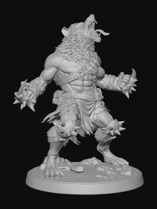 3D model for Warrior of the Wild