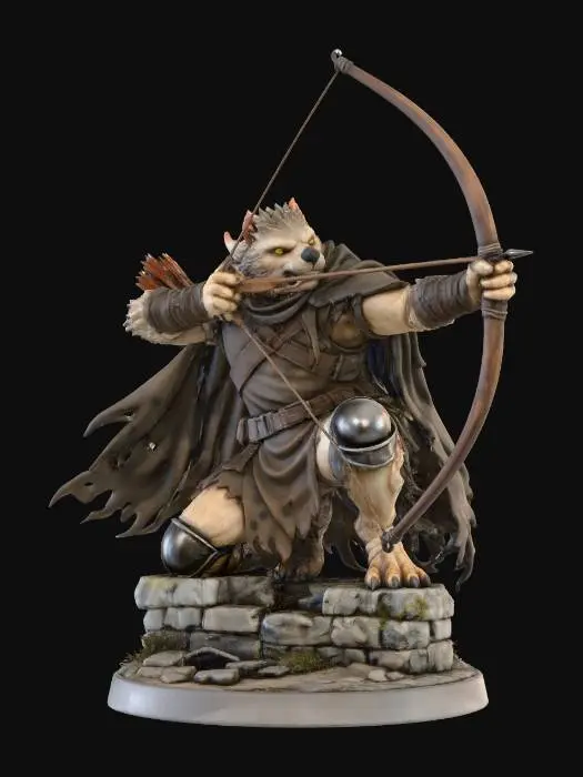 3D model for Gnoll Archer Scout