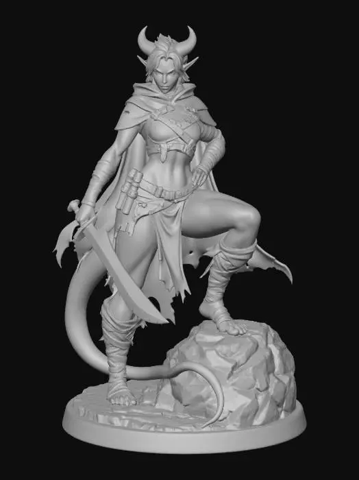 3D model for Crimson Horned Sentinel