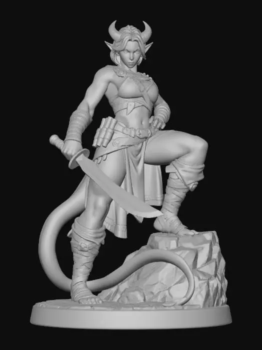 3D model for Crimson Huntress