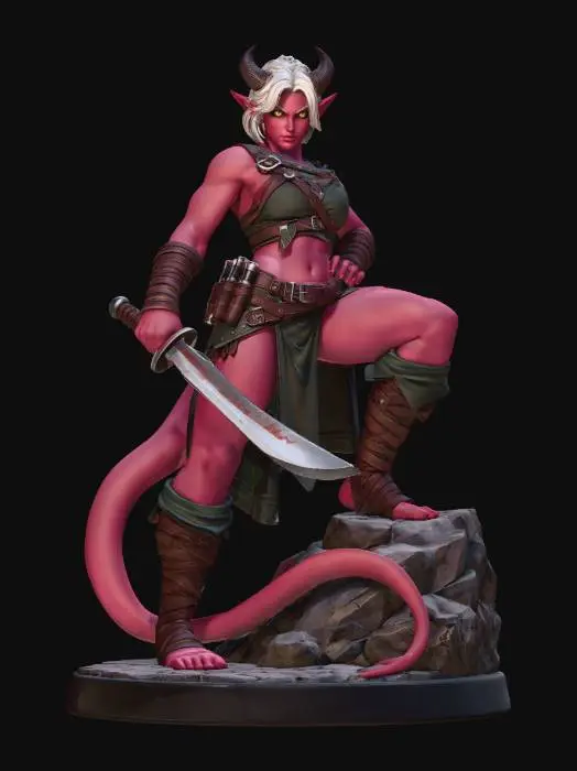 3D model for Crimson Huntress