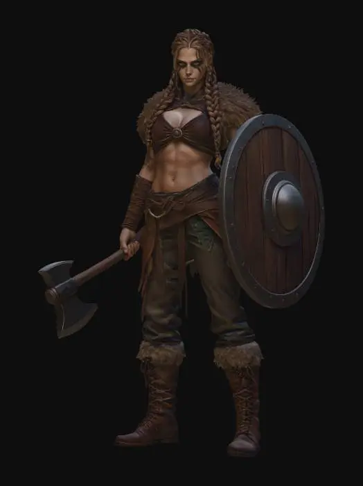 3D model for Shieldmaiden of the North