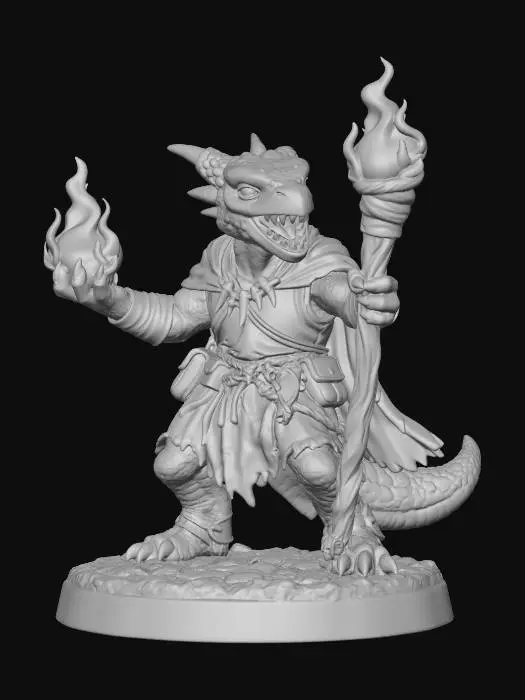 3D model for Kobold Spell Caster