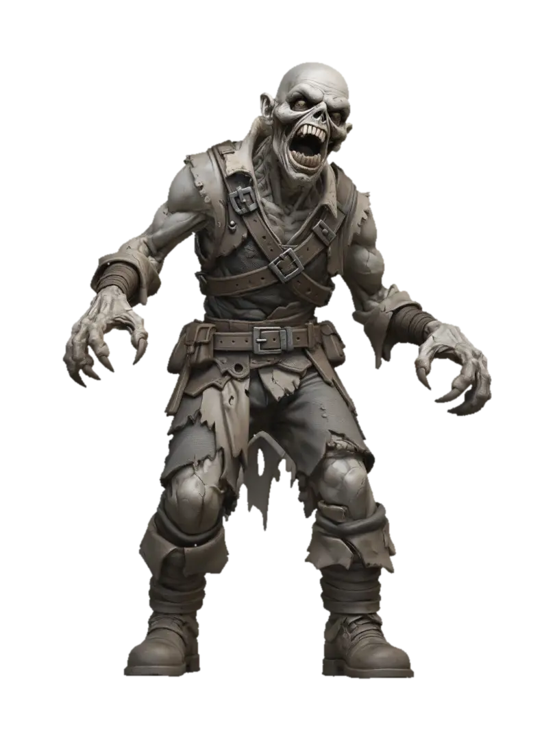 Undying Marauder - Dndmonster 3D model, vytvořený pomocí AI