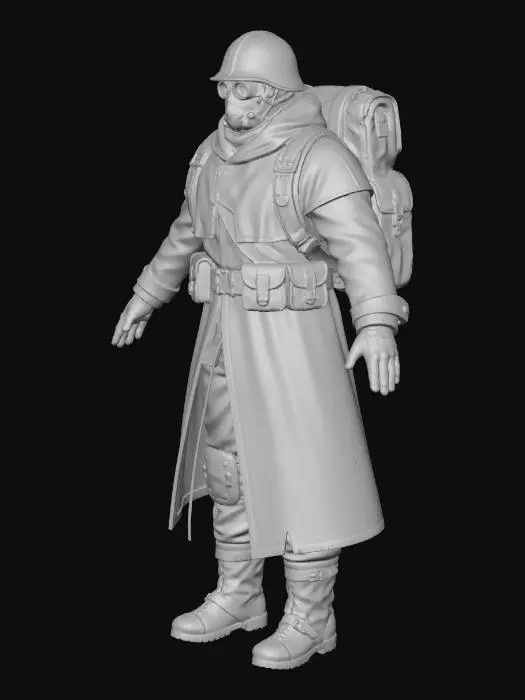 3D model for Gas Masked Sentinel