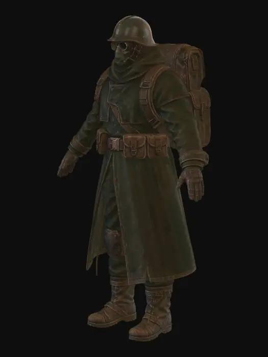 3D model for Gas Masked Sentinel
