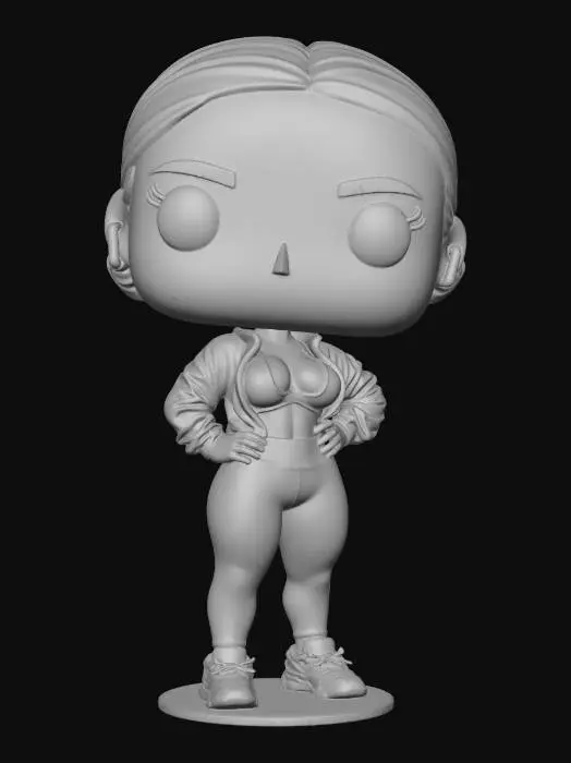 3D model for Sporty Pop Figure