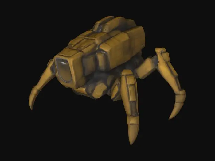3D model for Metallic Arachnobot