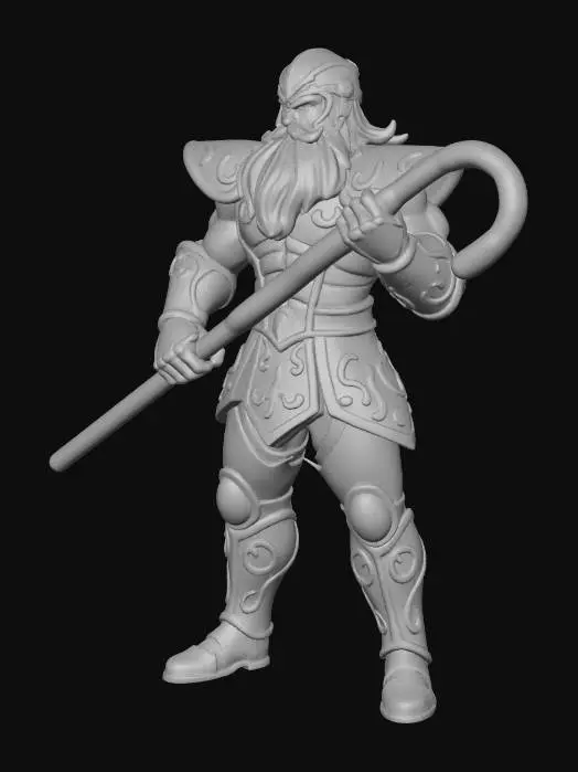 3D model for santa claus warrior saint seiya