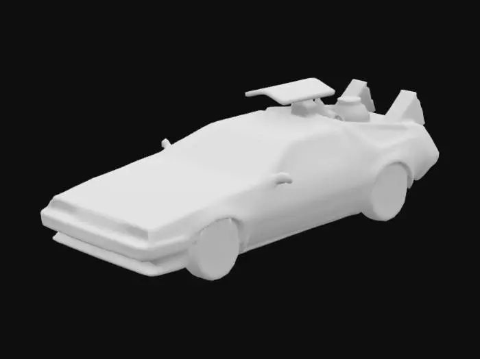 3D model for デロリアン