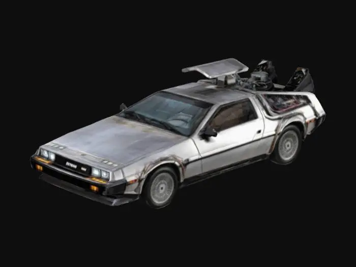 3D model for デロリアン