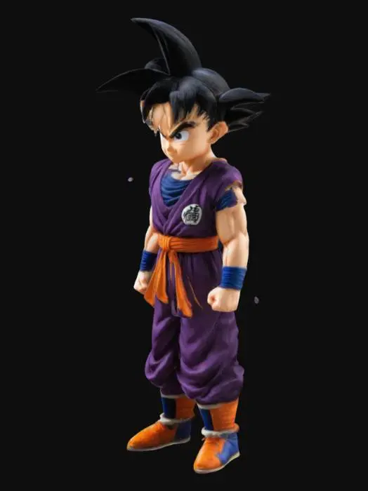 3D model for ドラゴンボール孫ご飯、T-pose